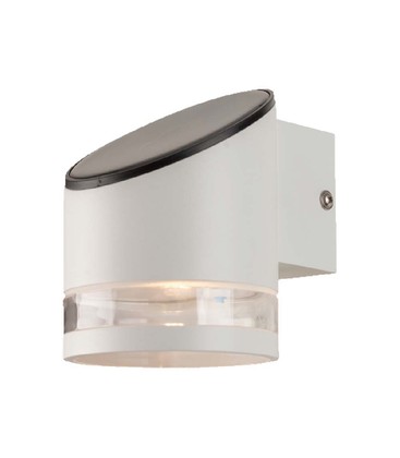Produktnavn: ''0,55W Solcelle Væglampe - LED, Mikrobølgesensor, 3000K, IP54''.