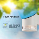 Produktnavn: ''0,55W Solcelle Væglampe - LED, Mikrobølgesensor, 3000K, IP54''.