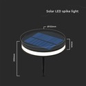 1.8W spotlampe - LED, solar, 3000K, IP54