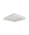48W dæmpbar LED designer loftlampe - Firkantet, hvid, IP44, 420x420mm, 4000K