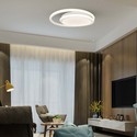 38W LED Lys - designer, 4000K, hvid, dobbelt, rund