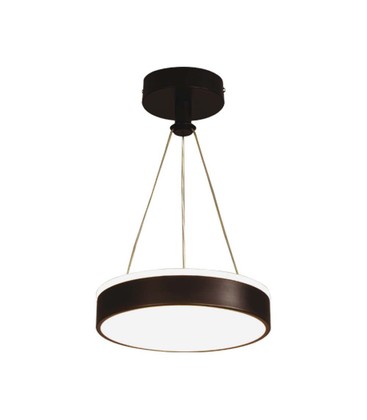 LED Designer Hængelampe 12W - 4000K, Sort