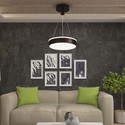 LED Designer Hængelampe 12W - 4000K, Sort