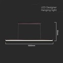 Designer hængelampe 23W - 4000K, sort