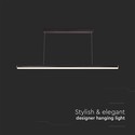 Designer hængelampe 23W - 4000K, sort
