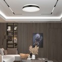 18W LED Lys - Designer, 4000K, Sort, Rund