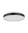 24W LED designer loftslampe - Ø45cm, 2500lm, sort, rund, 4000K, IP20