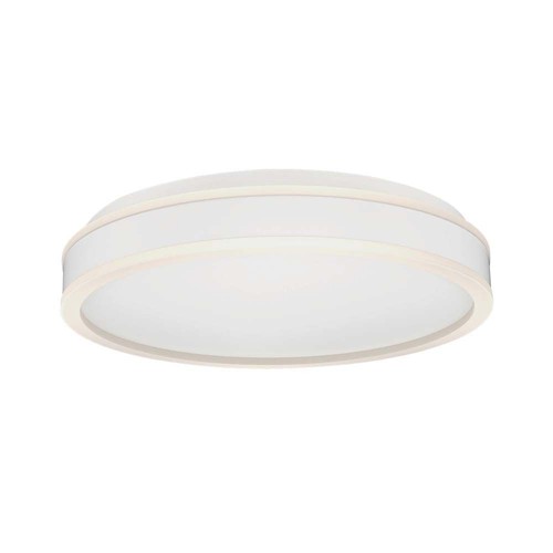 24W LED designer loftslampe - Ø40cm, 2500lm, 4000K, hvid, rund