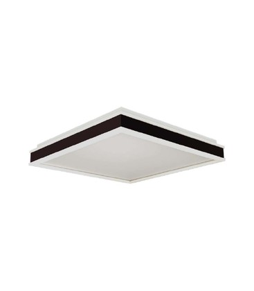 24W LED Designer Lys - 4000K, Sort, Kvadratisk