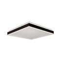 24W LED Designer Lys - 4000K, Sort, Kvadratisk