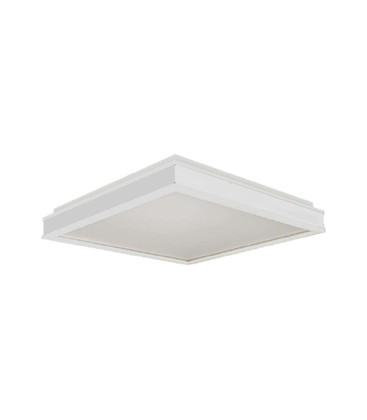 24W LED - Designer Lys, 4000K, Hvid, firkantet.