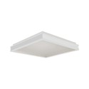 24W LED - Designer Lys, 4000K, Hvid, firkantet.