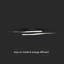 12W LED Designlampe - 3000K, to lyspunkter, loftlampe