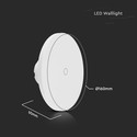 12W LED Væglampe - 3i1, Hvid Hus, Dæmpbar
