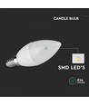 E14 3,7W LED kertepære - Plastik, Samsung LED Chip, C37