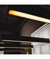 40W Dæmpbar LED nedhængt loftarmatur - 120cm, UGR 19