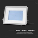 200W projektør - Samsung chip, 1m kabel, 6500K, sort hus, gråt glas