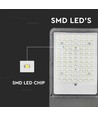 20W LED solcelle gadelampe - 2500lm, IP65, 6500K, inkl. solpanel og monteringsbeslag