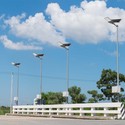 LED solarlampe til gadebelysning - 4000K, 3.2V, 75Ah LiFePO4, IP65.