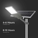 LED solarlampe til gadebelysning - 4000K, 3.2V, 75Ah LiFePO4, IP65.