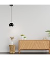 thoughtful 5W pendellampe, sort - 500lm, 3000K, klokkeformet, justerbar højde