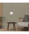 5W LED pendel, hvid - Klokkeformet, 500lm, 3000K, 60 grader, IP20