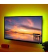 1m USB RGB LED strip til TV og PC - Inkl. controller og fjernbetjening, 60 LED pr. meter