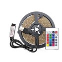 Restsalg: 3 m. USB RGB LED strip til TV og PC - Inkl. kontroller og fjernbetjening, 60 LED pr. meter