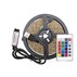 Outlet: 3 m. USB RGB LED strip til TV og PC - Inkl. kontroller og fjernbetjening, 60 LED pr. meter