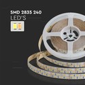 240 LED Strip Light 21W - 3in1, IP20, 24V, 15mm, Hvid, Dobbelt Printplade, 5m/Rulle