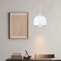 LED Hængelampe - Ø100, Justerbar Wire, Berøringslys Tænd/Sluk, 3000K, Hvid Hus.