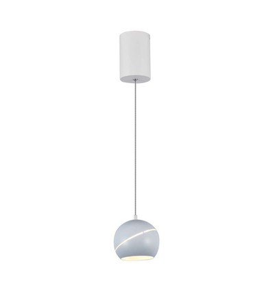 8,5W LED pendel / hængelampe - Ø12-18cm, hvid, touch on/off, 3000K, inkl. lyskilde