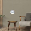 LED Hængelampe - Ø120, Justerbar Ledning, Berøringslys Tænd/Sluk, 3000K, Hvid, Hus