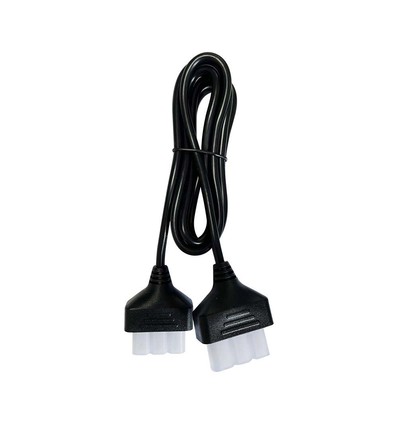 Strømkabel - Sort 2m, 3x0.75mm²