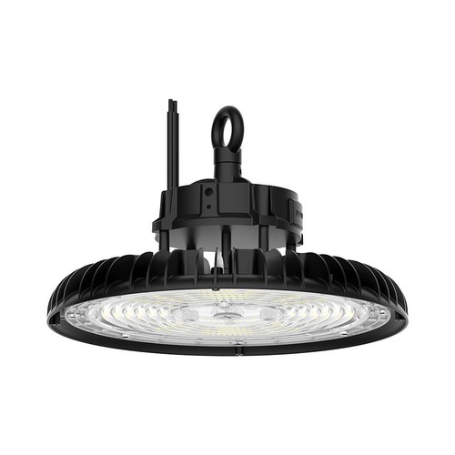 120W/150W/200W LED high bay, 160lm/W - IP65, 3-i-1 CCT, justerbar watt, Ø32cm