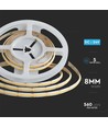 5m 18W/m CCT COB-LED strip, RA90 - 24V, IP20, 560 LED pr. meter, 8mm bred, dæmpbar