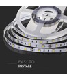 30 LED-stribelys 4.8W - 12V, 3000K, IP20