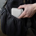 10,000mAh Powerbank - 2A, 30cm, Type C Kabel, Sølv