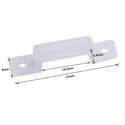 Restsalg: 20 stk. silikone monteringsklips til LED strip - Passer til 14mm LED strips IP65 strips