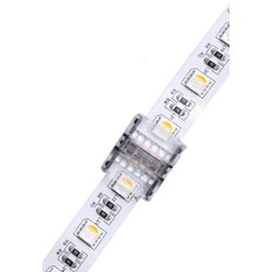 RGB+W LED strip tilbehør Samler til LED strip - 12mm, RGB+W, IP65, 5V-24V
