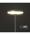 12W LED havelampe med spyd, RA90 - Antracit, IP65, 4000K, 80cm høj, 2-i-1 montering