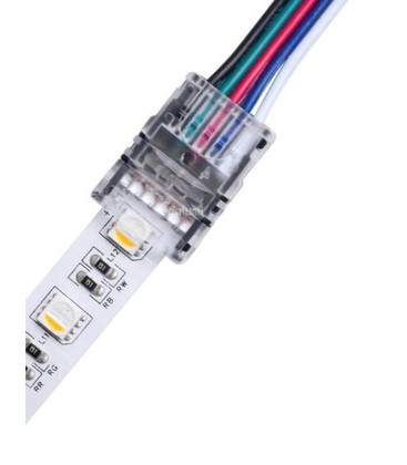 LED strip samler til løse ledninger - 12mm, RGB+W, IP20, 5V-24V