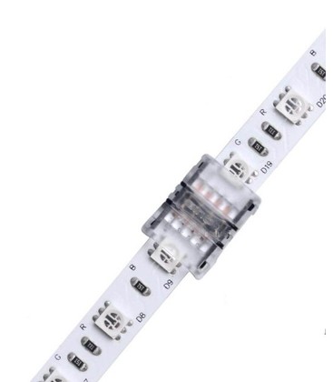 Samler til LED strip - 10mm, RGB, IP65, 5V-24V