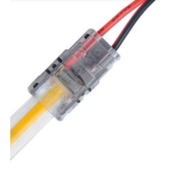 24V LED strip samler til løse ledninger - 8mm, COB, enkeltfarvet, IP20, 5V-24V