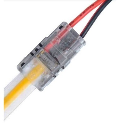 LED strip samler til løse ledninger - 8mm, COB, enkeltfarvet, IP20, 5V-24V