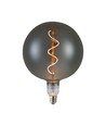 E27 4W dæmpbar G200S Spiral Filament LED pære - Smoky glas, 2700K, 120lm, 300° lysspredning