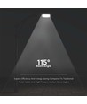 V-Tac 100W LED gadelampe - Ø60mm, IP65