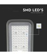 V-Tac 100W LED gadelampe - Ø60mm, IP65