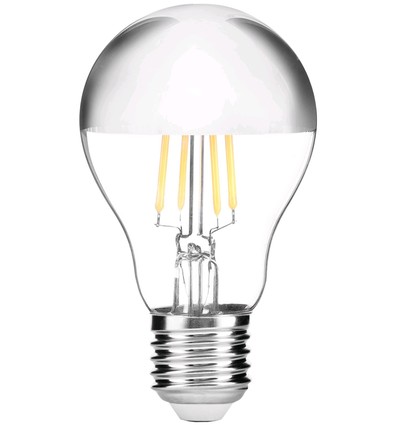 E27 7,5W LED pære - Topforspejlet, A60