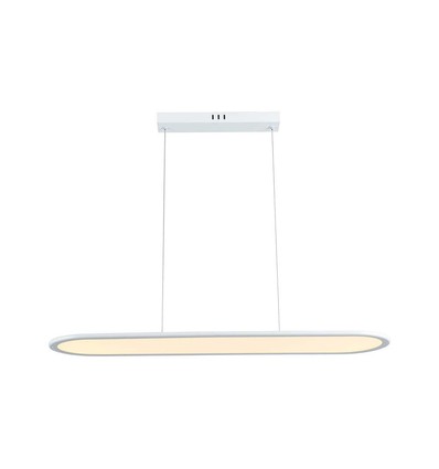 24W LED pendel / hængelampe - 80x104cm, 3000lm, hvid, 3000K, inkl. lyskilde
